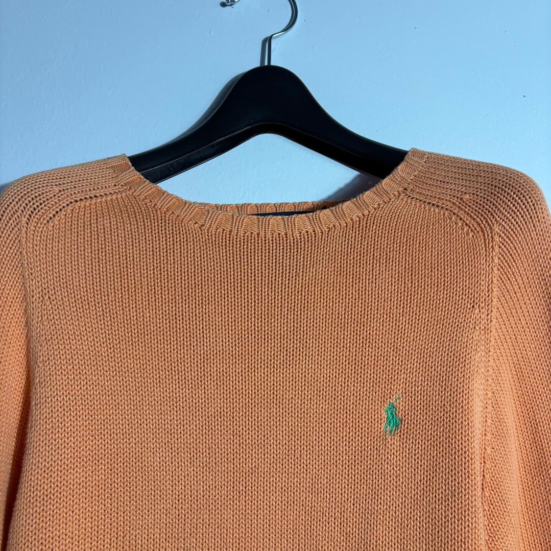 폴로 랄프로렌 오렌지 니트 스웨터 (무료배송) 상품이미지2