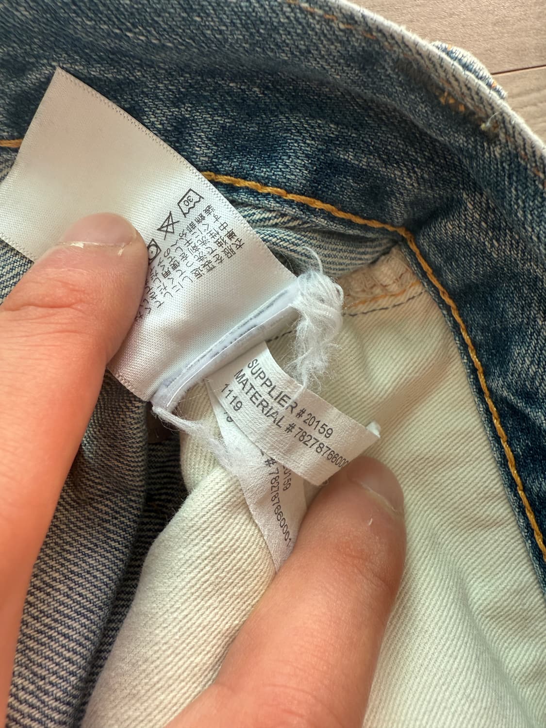 RRL 더블알엘 빈티지 파이브 포켓 빈파포 34/32 노수선 레어템 상품이미지7