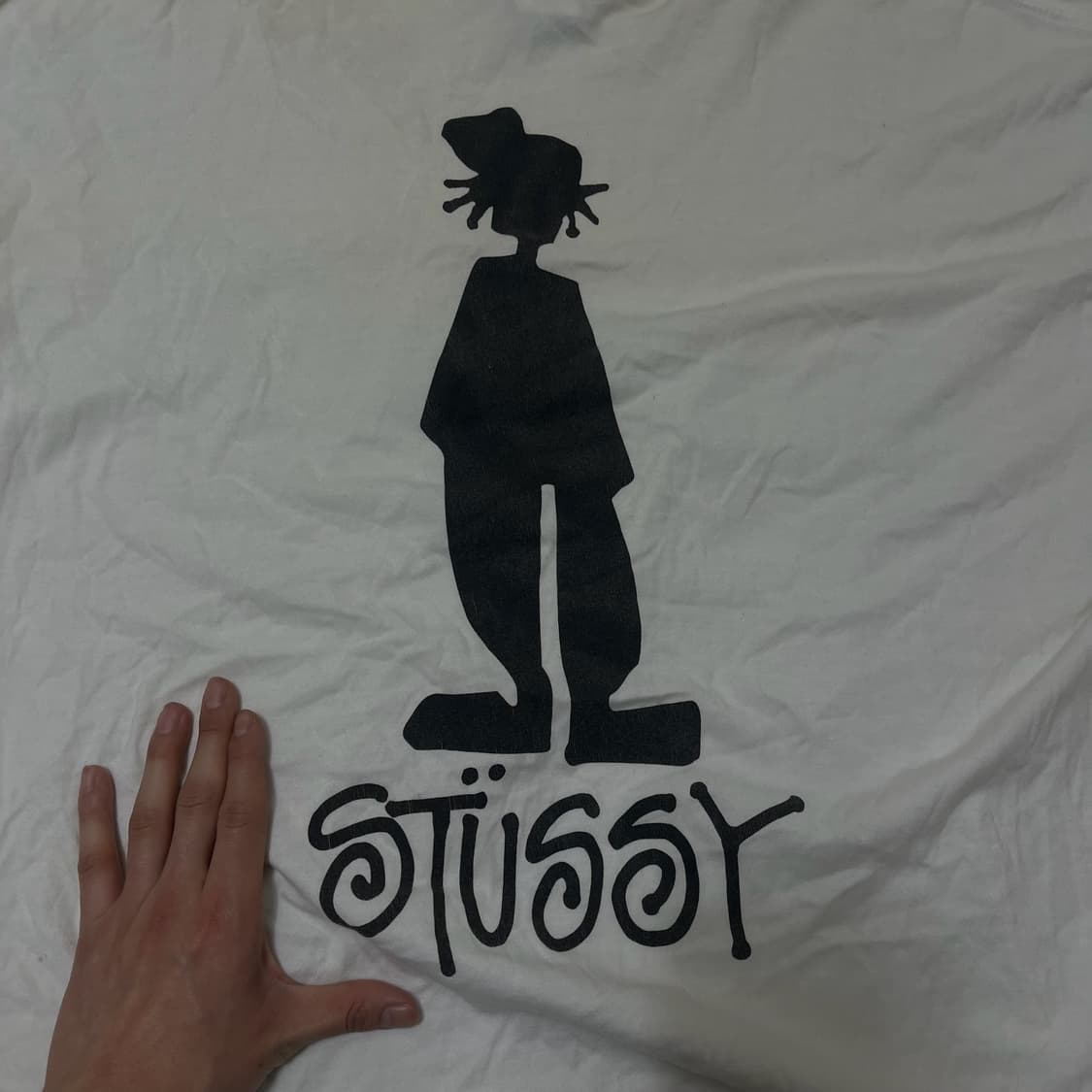 스투시 빅로고 라운드 반팔티 XL  상품이미지2