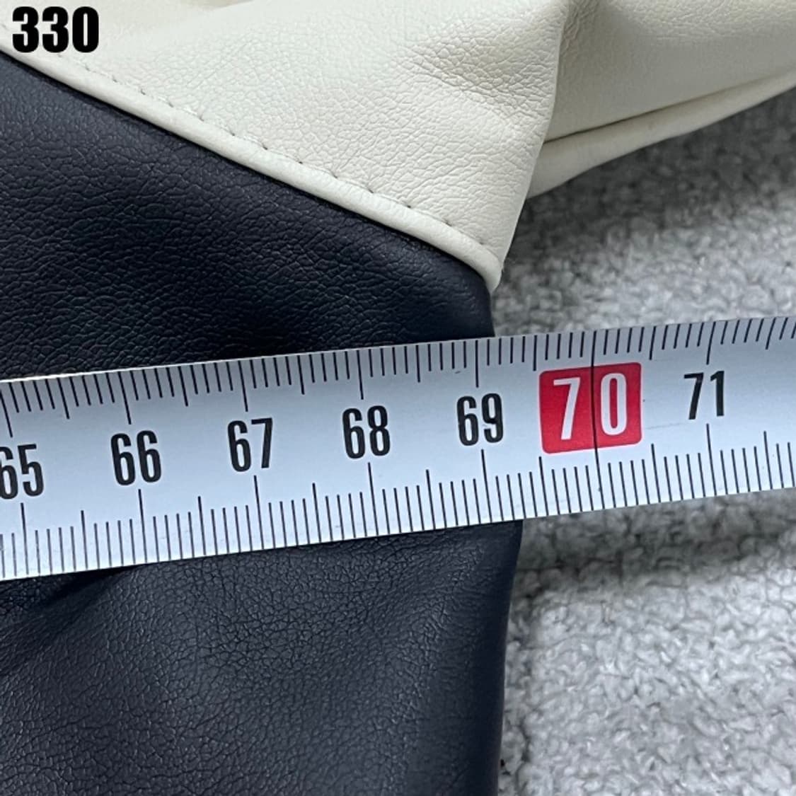 올웨이즈 배색 레더 자켓  상품이미지4