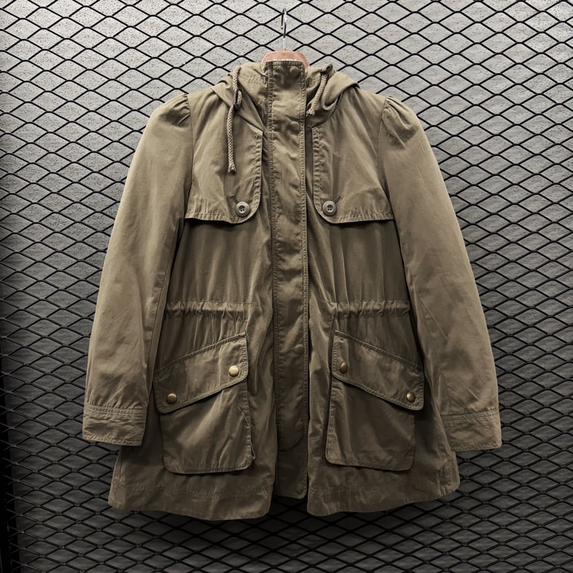 JPN VINTAGE 소프트 밀리터리 필드자켓 보아퍼 안감 탈부착 디테일 상품이미지2