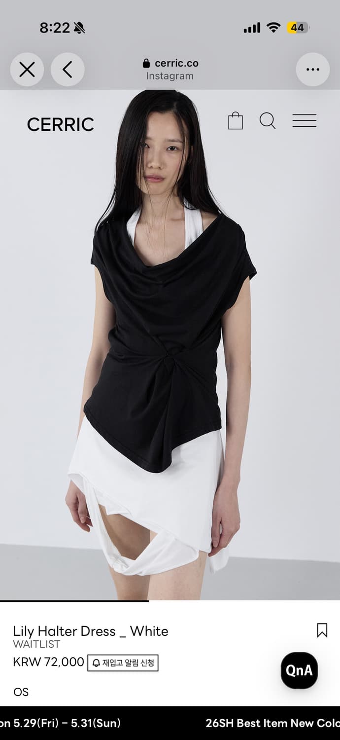 Cerric Lily Halter Dress 세릭 릴리 홀터넥원피스 상품이미지2