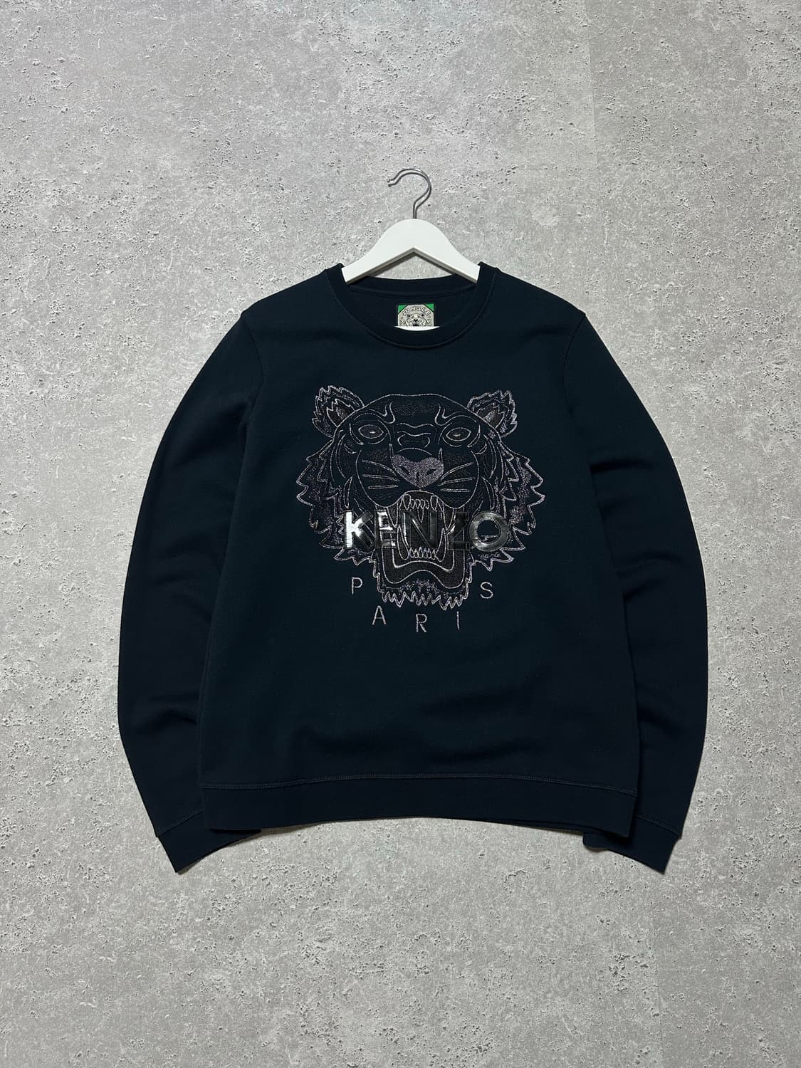 겐조 빅로고 네이비 블랙 맨투맨 상품이미지2