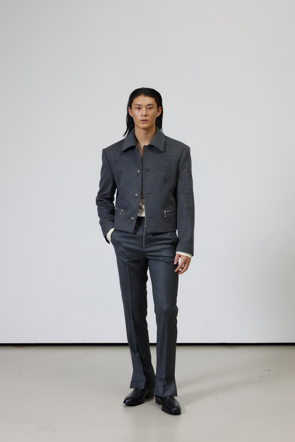 R-4 캐시미어 크롭 자켓 상품이미지7