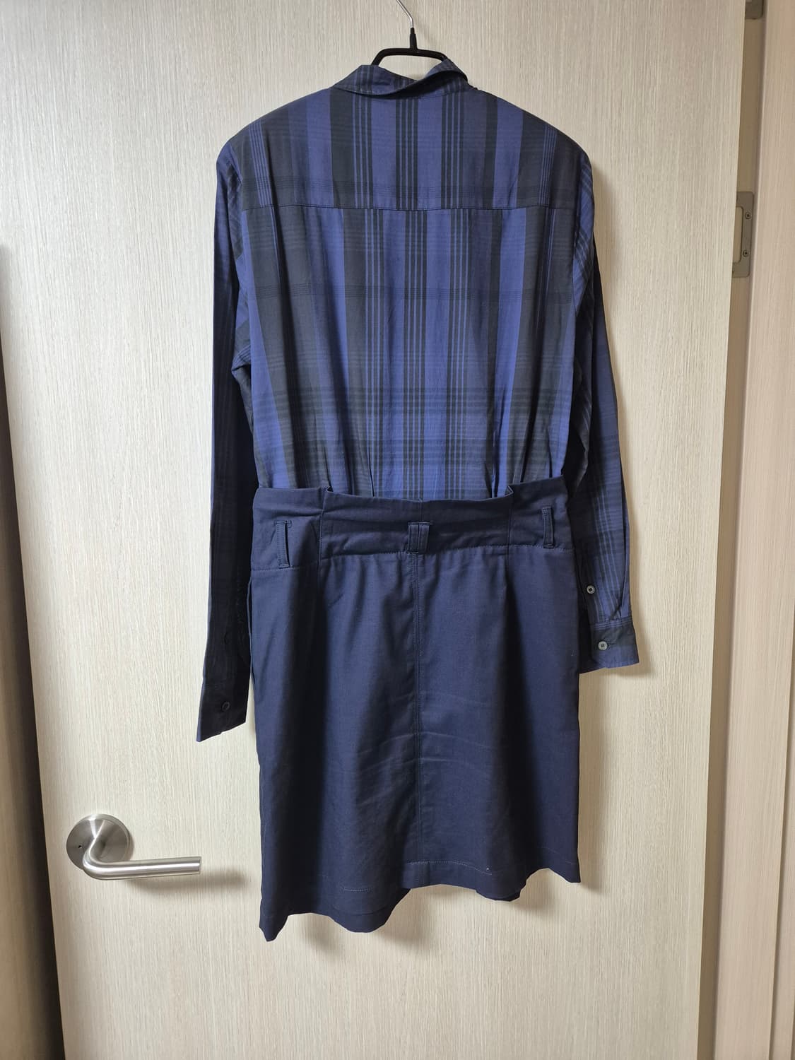 (정품) 버버리 셔츠원피스 배색라인 원피스 6 (40) 상품이미지2