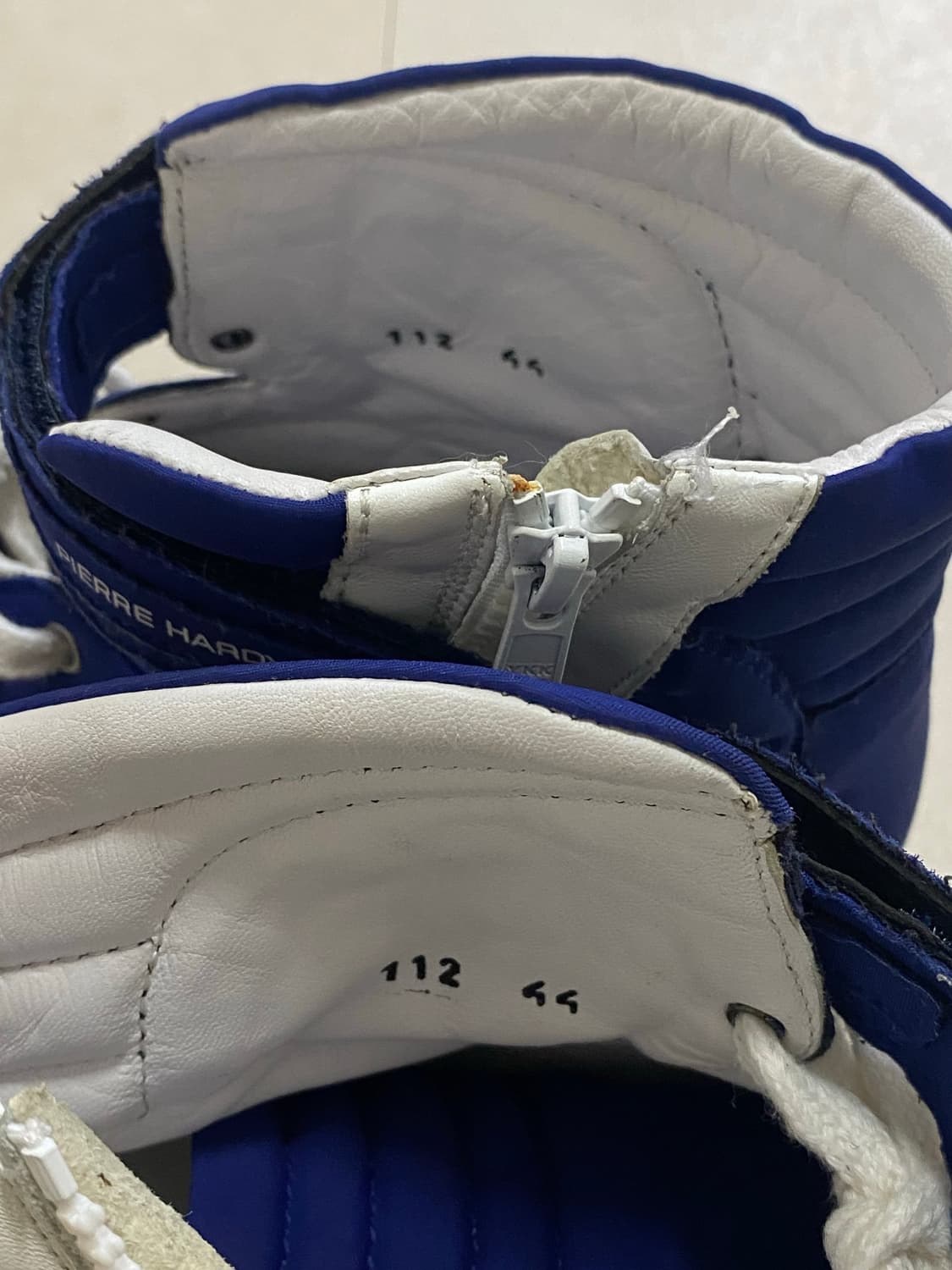 Pierre Hardy 112 High Top Sneakers Blue 상품이미지5
