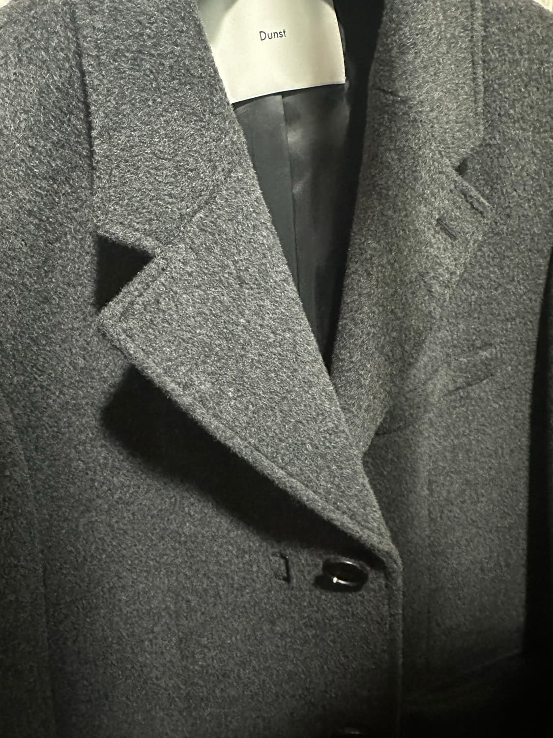 던스트 UNISEX 2-WAY 3 BUTTON CASHMERE COAT 상품이미지3