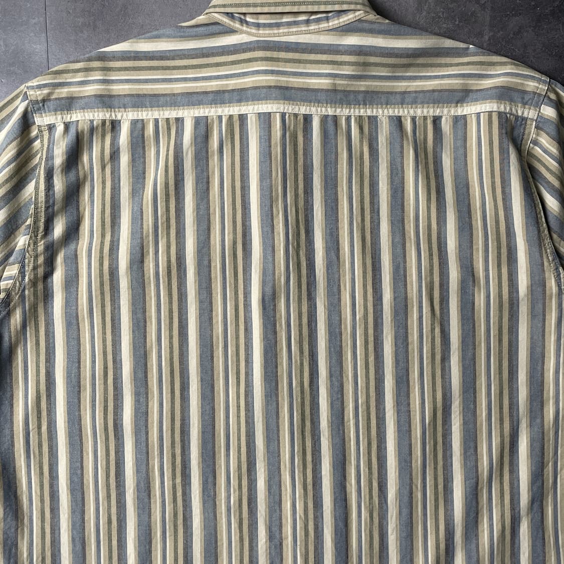 CARHARTT 칼하트 빈티지 스트라이프 반팔 워크 셔츠 A00917 상품이미지7