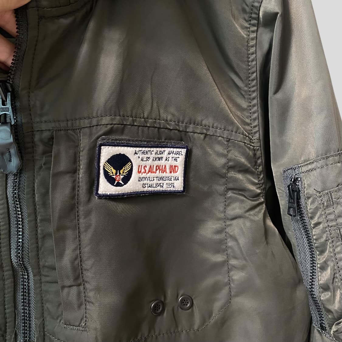 (XL)알파인더스트 플라이트 자켓 상품이미지4