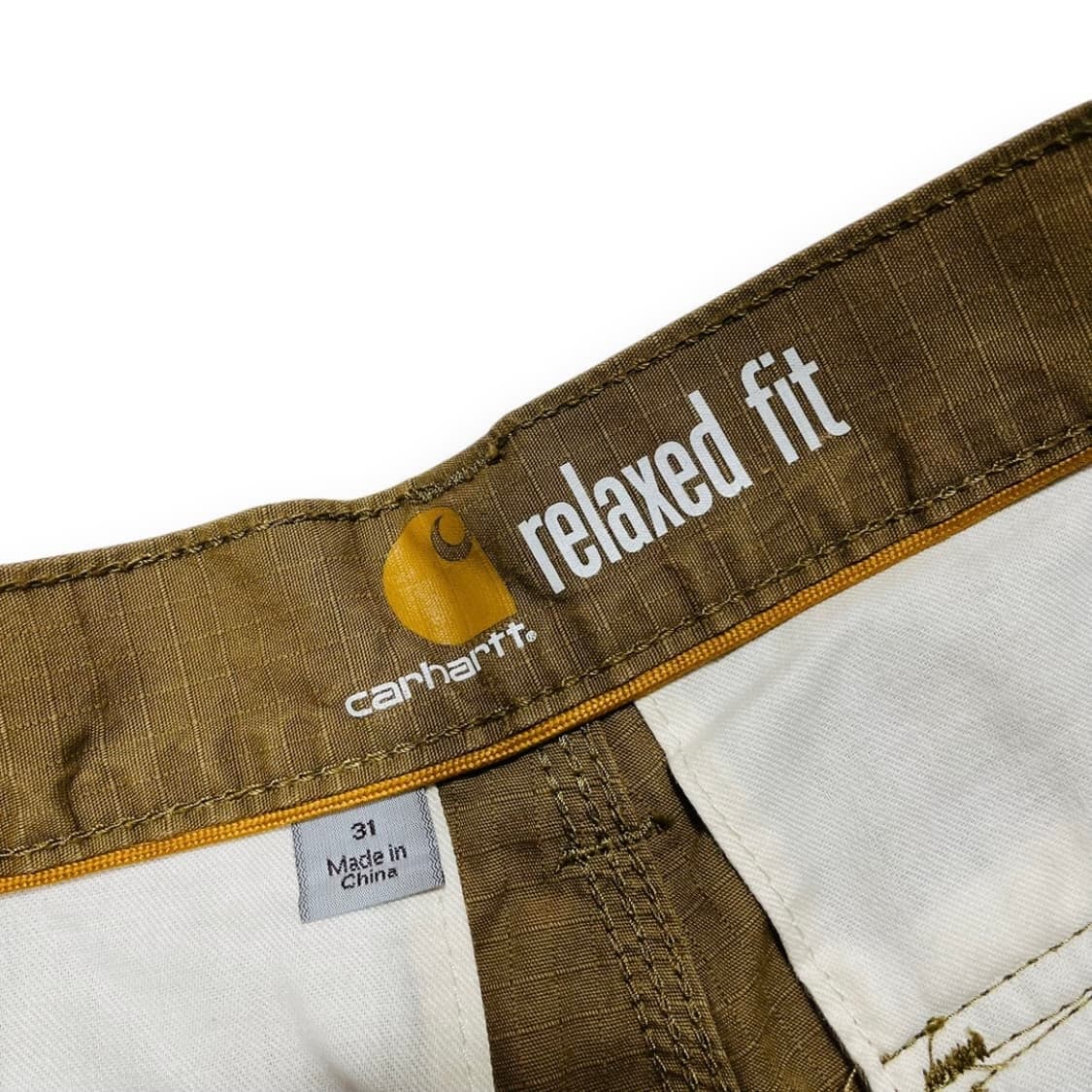 칼하트 FIT 된장 빈티지 카고 하프 팬츠 상품이미지5