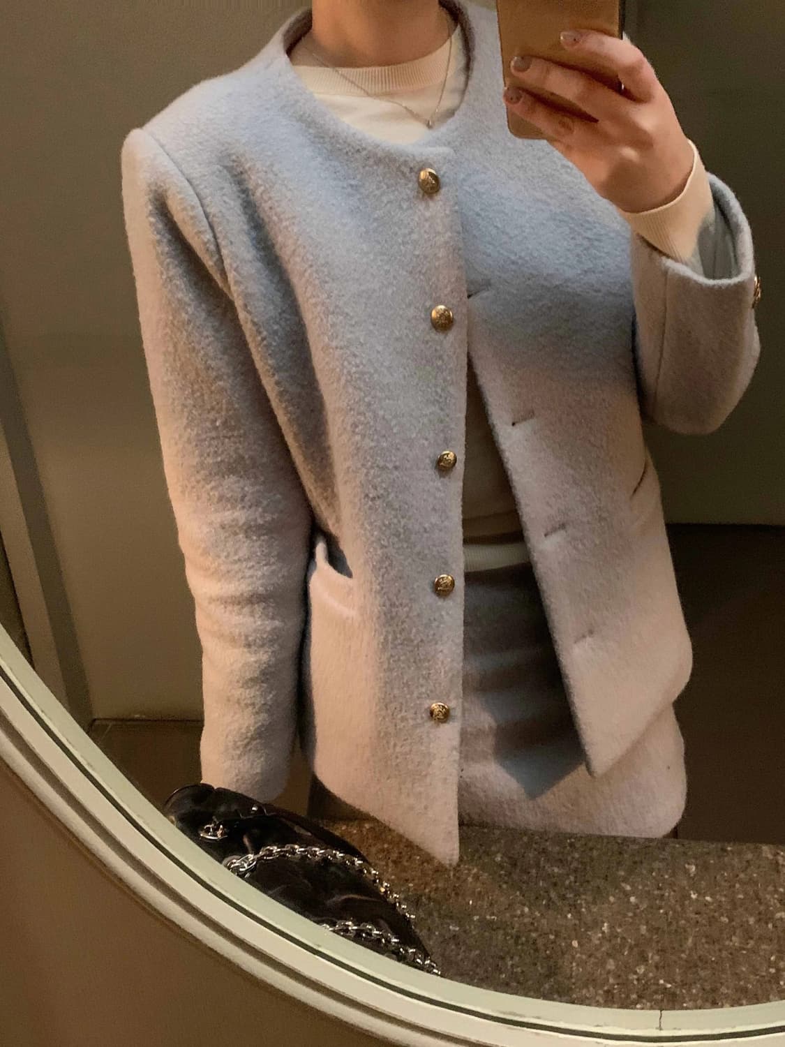 제니오 뉴 버니 부클 오버사이즈 자켓 아우터 상품이미지5