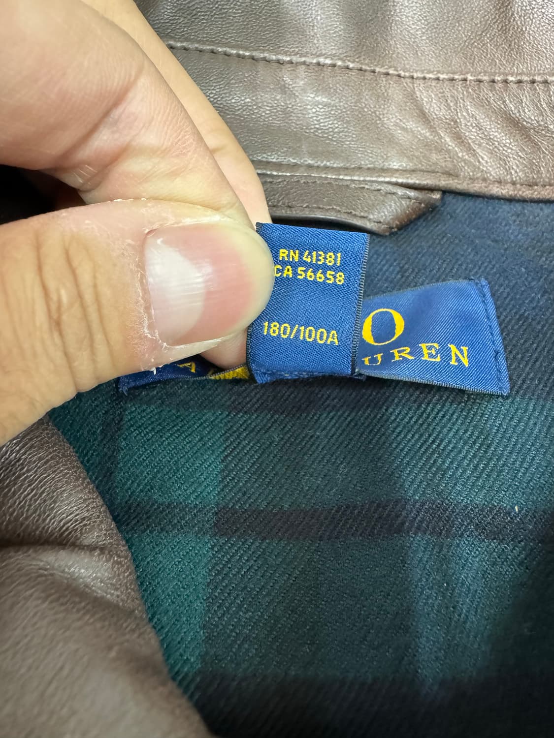 폴로 맥스웰 레더자켓 L 상품이미지6