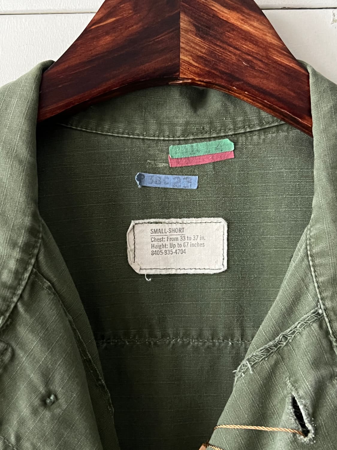 [S/S]60's 오리지널 U.S ARMY 립스탑 정글퍼티그 자켓 상품이미지2