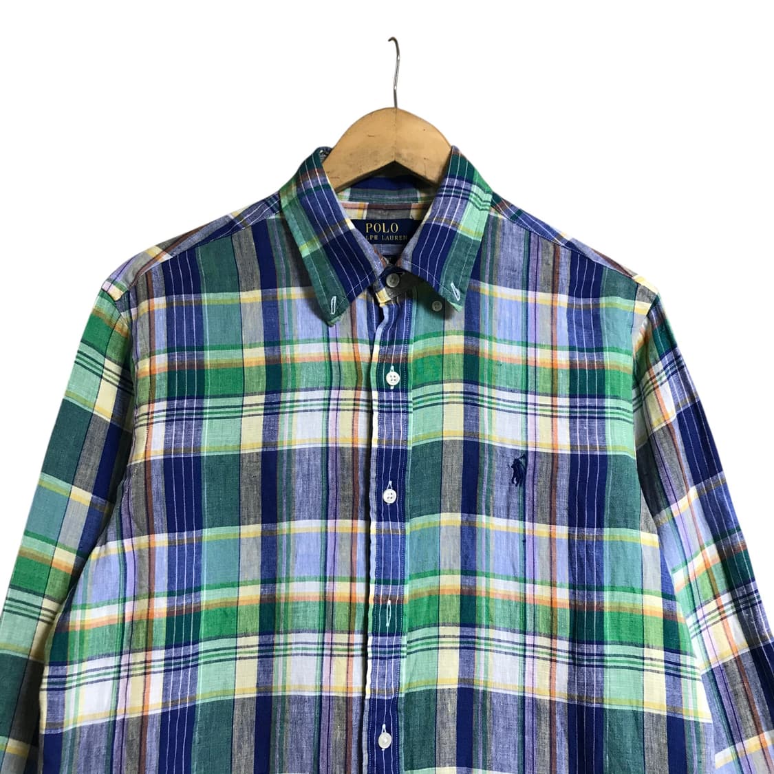 폴로 랄프로렌 데일리 체크 린넨셔츠 상품이미지2