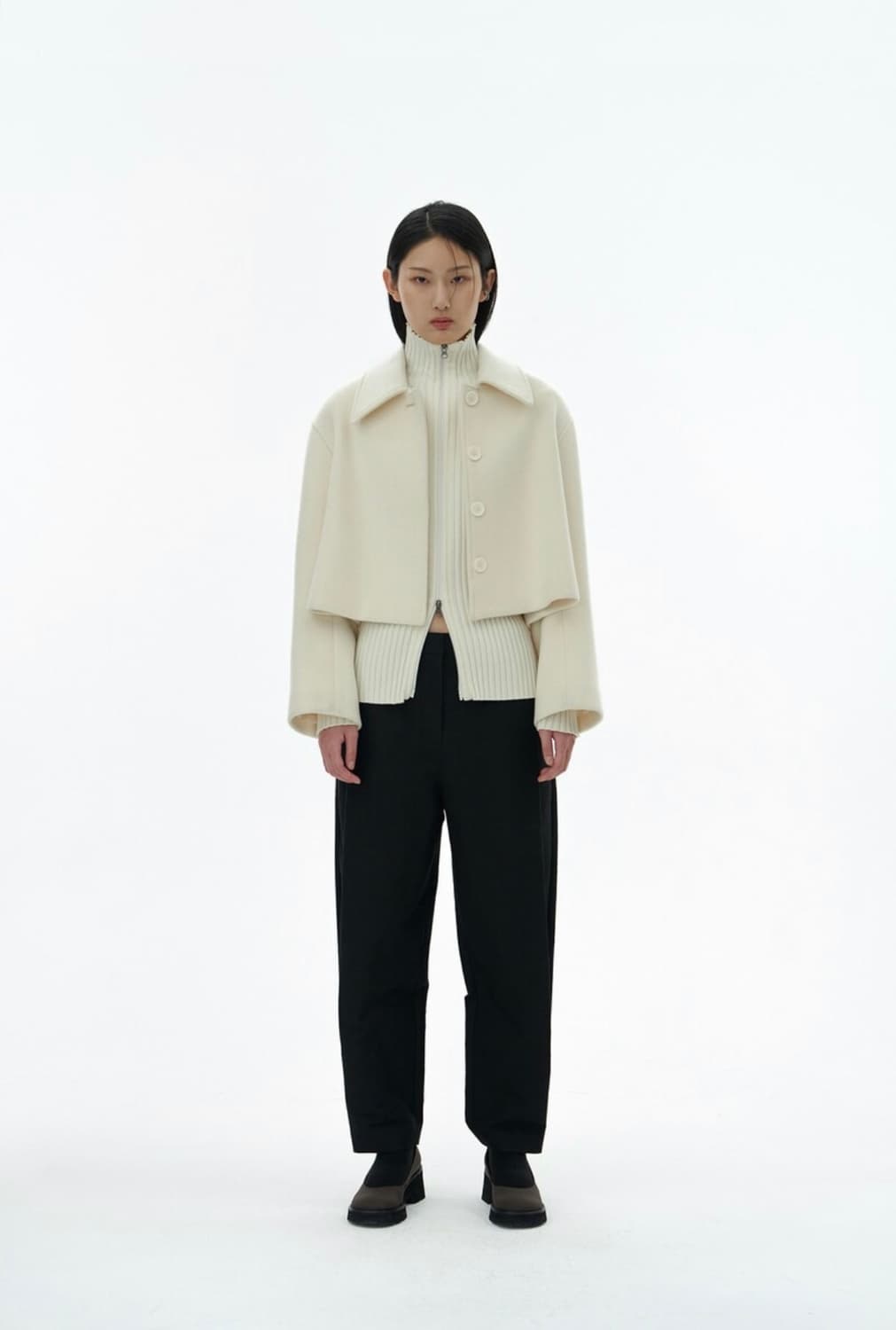 아모멘토 스냅 가르송팬츠 새상품 상품이미지1