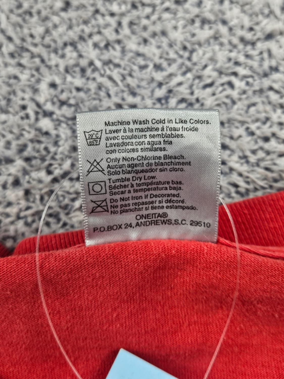 90's USA 오네이타 싱글 스티치 롱 슬리브 ( L ) / 11627 상품이미지8