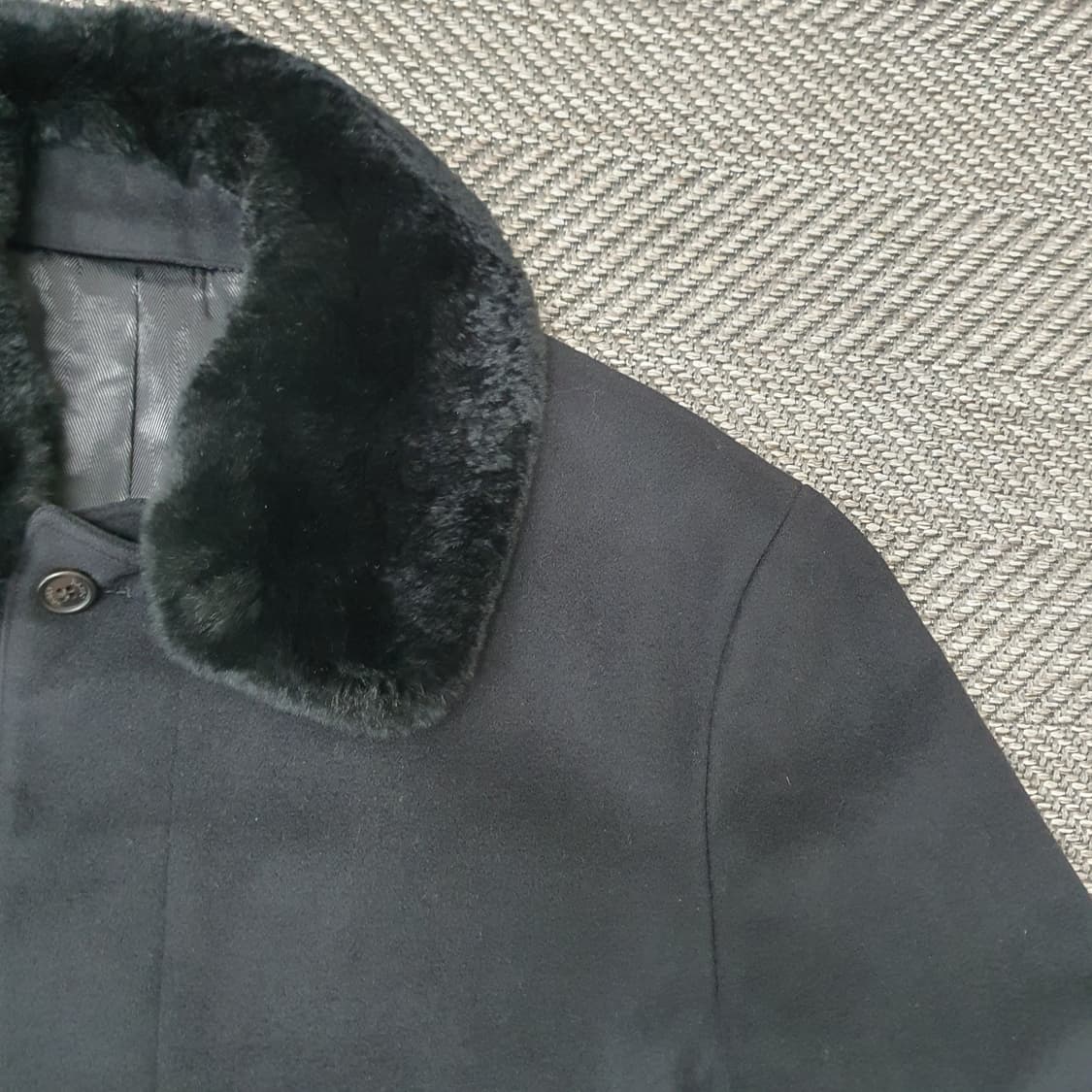 바쏘 울 캐시미어 하프코트 남자105 상품이미지3