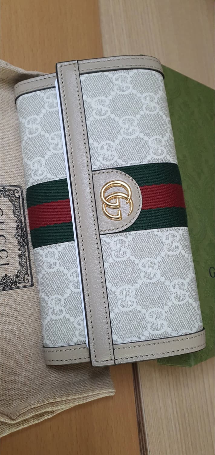 (미사용)구찌 오피디아 신형 장지갑/지갑 새상품급 정품(감정O) 상품이미지2