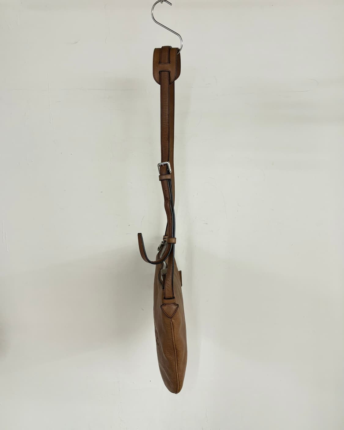 로에버 헤리티지 브라운 레더 숄더백 상품이미지3