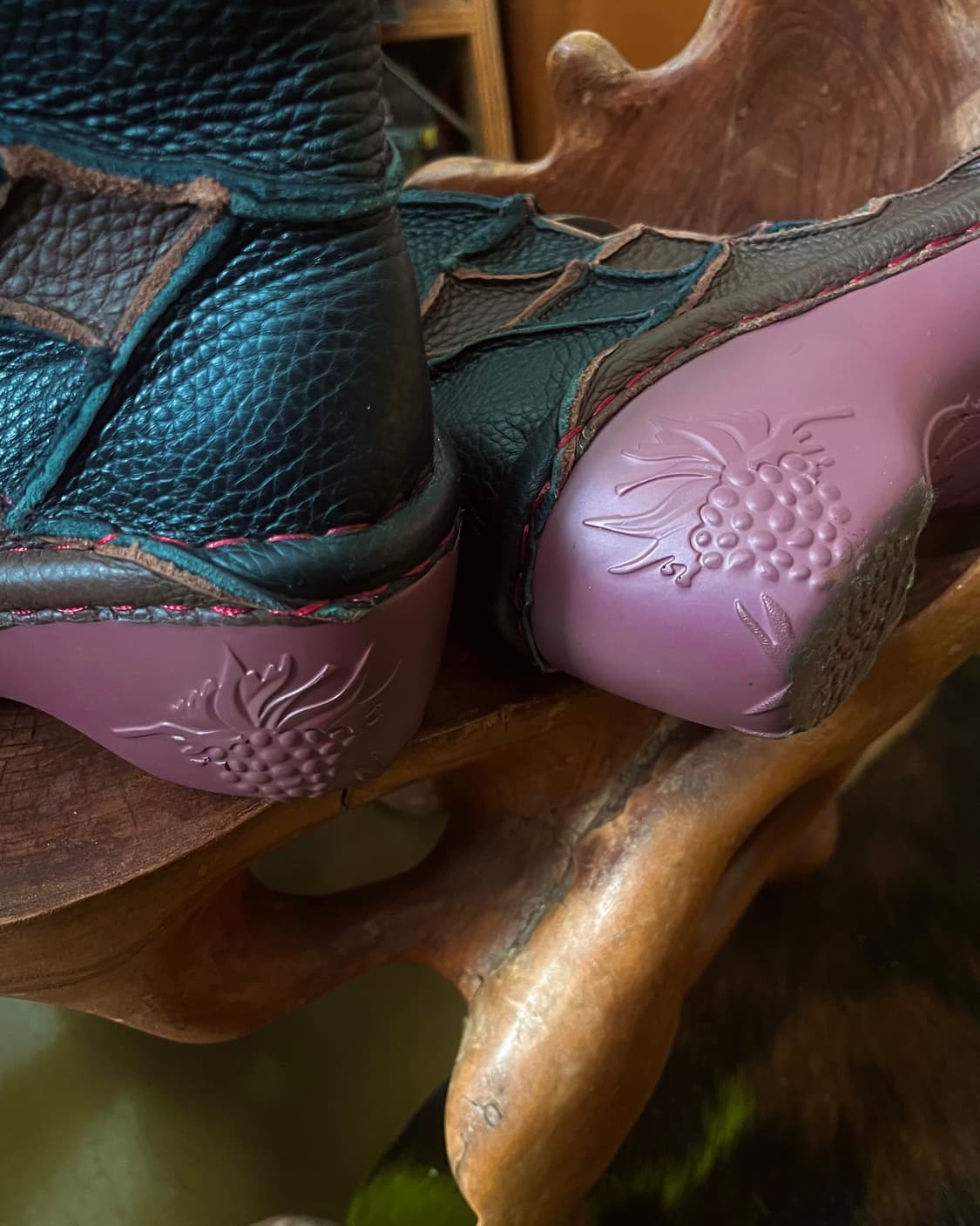 ESTACION Japan Leather Patchwork Boots 상품이미지6