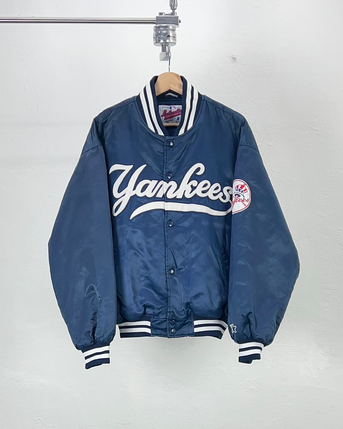 스타터 네이비 뉴욕 양키즈 새킨 바시티 자켓 상품이미지1