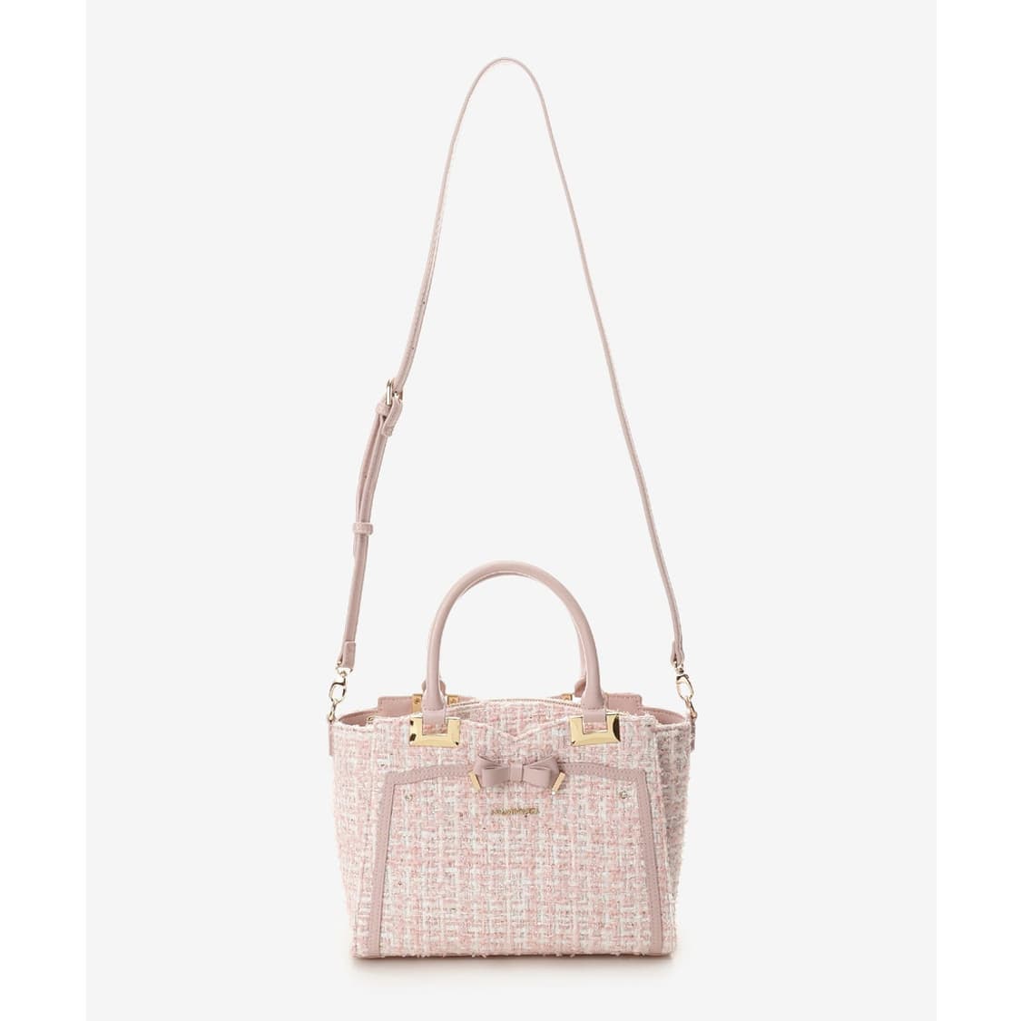 SAMANTHAVEGA 사만사베가 솔리드 리본 트위드 핸드백 가방 상품이미지4