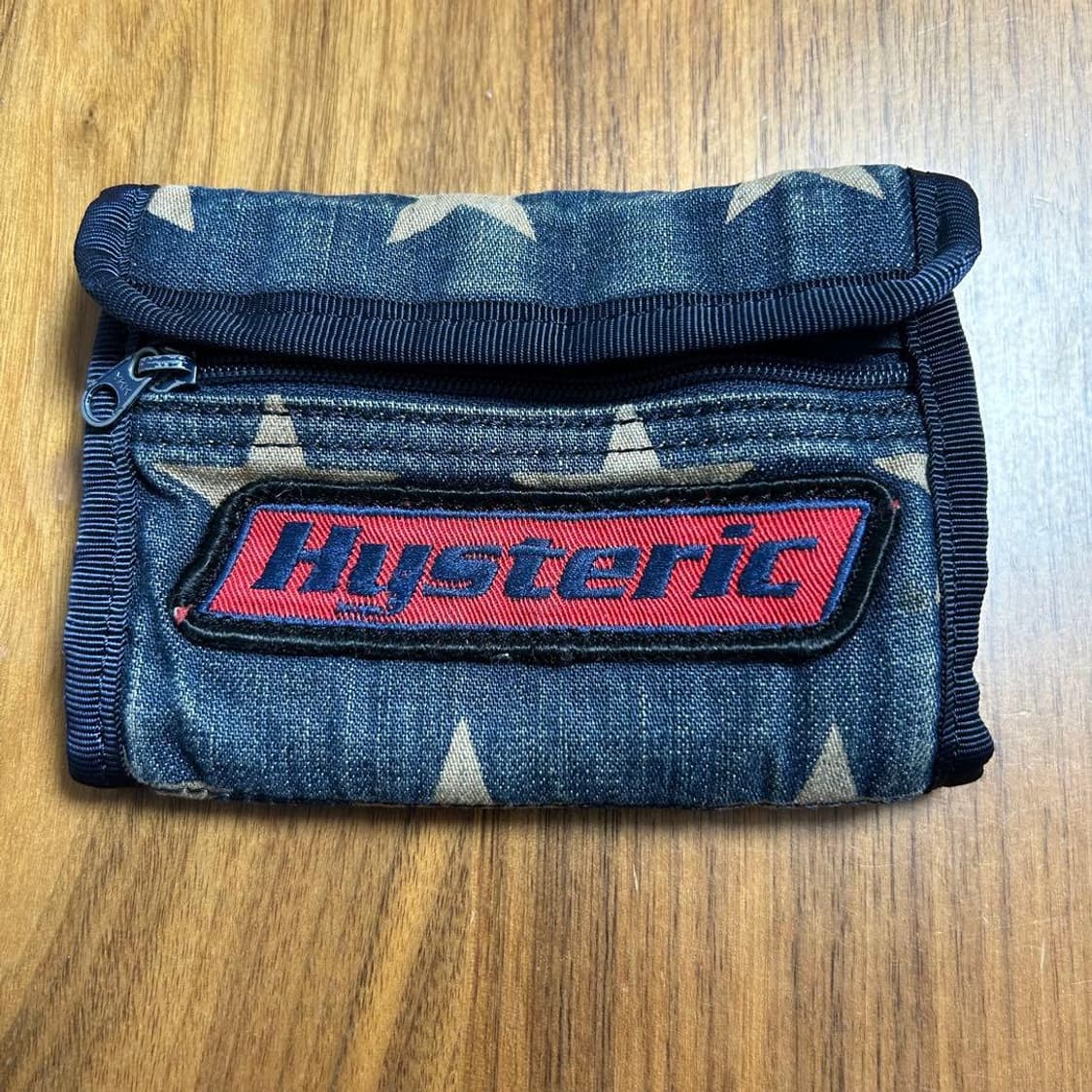 히스테릭 글래머 스타 자수 데님 지갑 상품이미지1