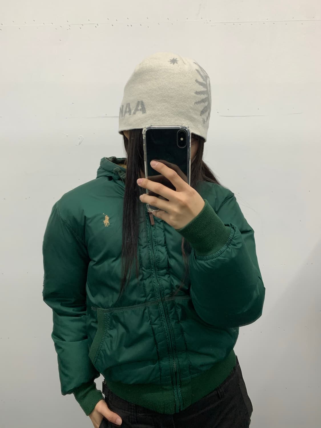 폴로 딥그린 덕다운 패딩 상품이미지1