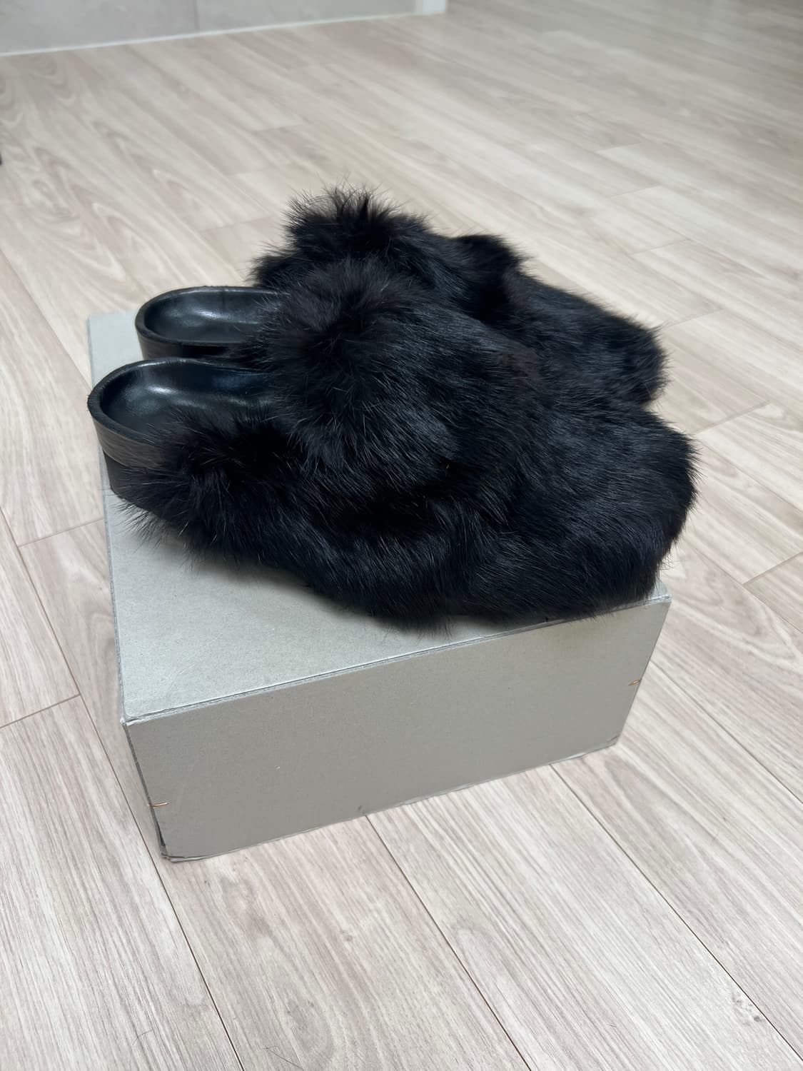 메종 유레카 퍼 슬리퍼(토끼털,38사이즈) 상품이미지1