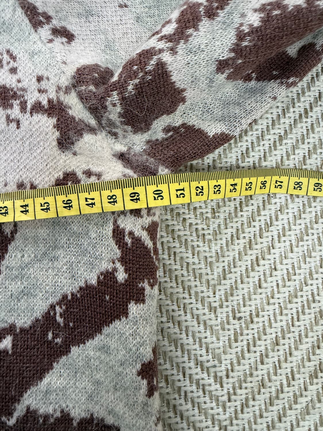 정품) COS 코스 여성 패턴 니트 스웨터 XS 상품이미지7