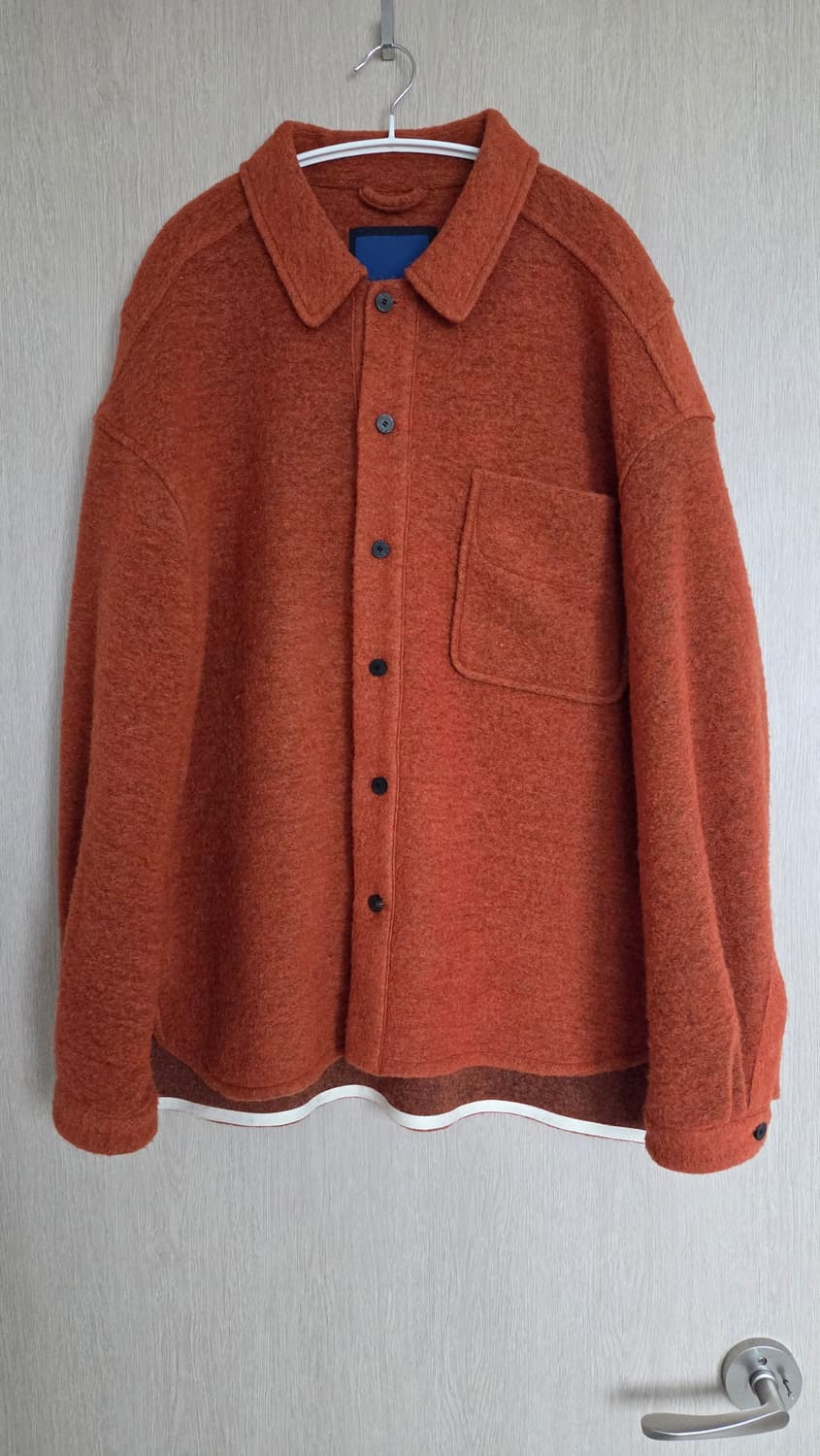 도큐먼트 울셔츠형 자켓 L 상품이미지3