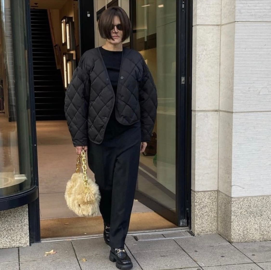 enfold 퀼팅 언발란스 패딩 자켓 사이즈38 상품이미지7