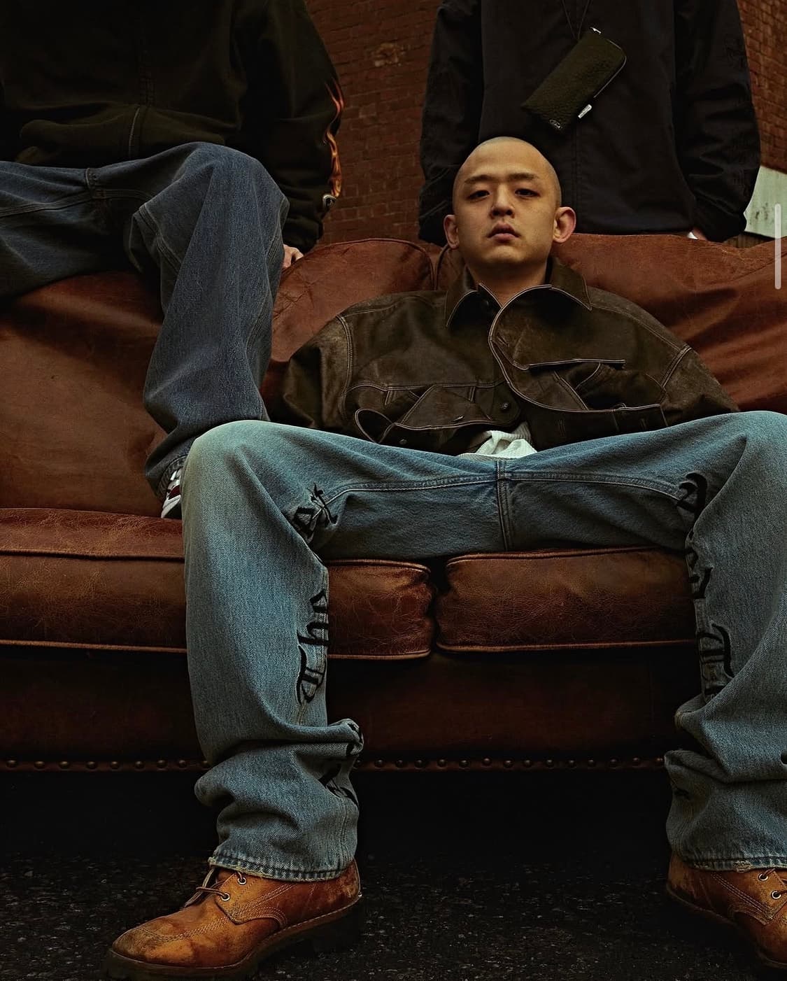 헤리티지플로스 알프레드 레더 자켓 팝니다 상품이미지2