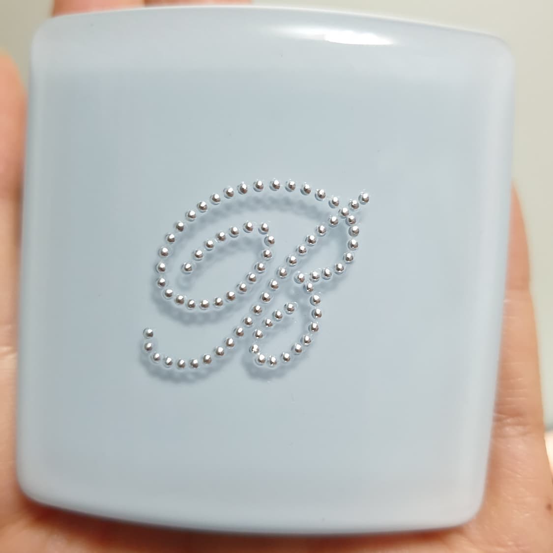 명품 블루마린 시그니처 B이니셜 스퀘어 머리끈 헤어끈 엘라스틱 헤어타이 상품이미지6