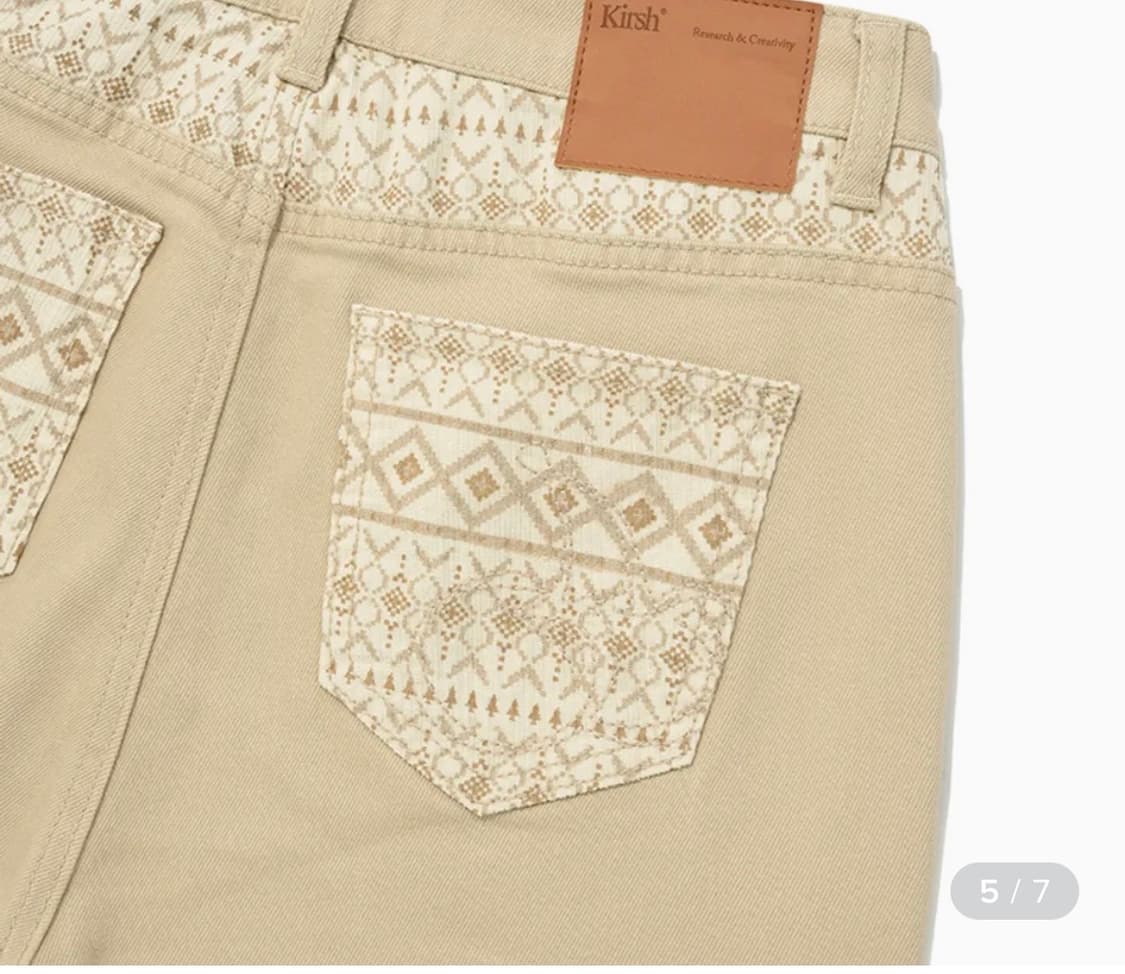 krish FAIR ISLE POINT BOOTCUT PANTS 2사이즈 상품이미지3