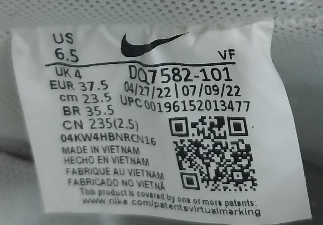 W 나이키 에어포스1  말라카이트 40주년 기념 235mm 상품이미지9