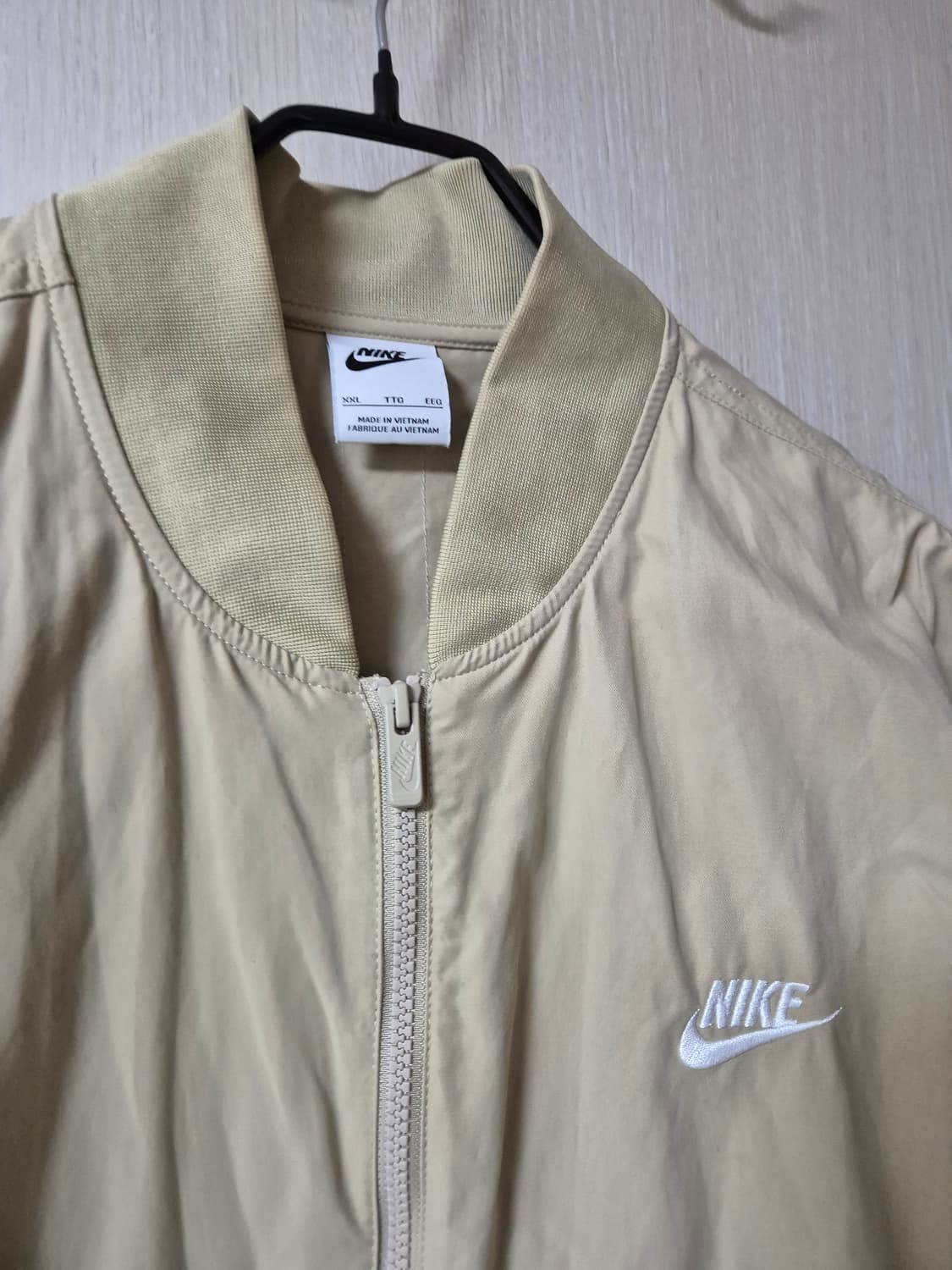 (22년) 나이키 클럽 우븐 봄버 블루종 점퍼 2XL (110) 상품이미지3