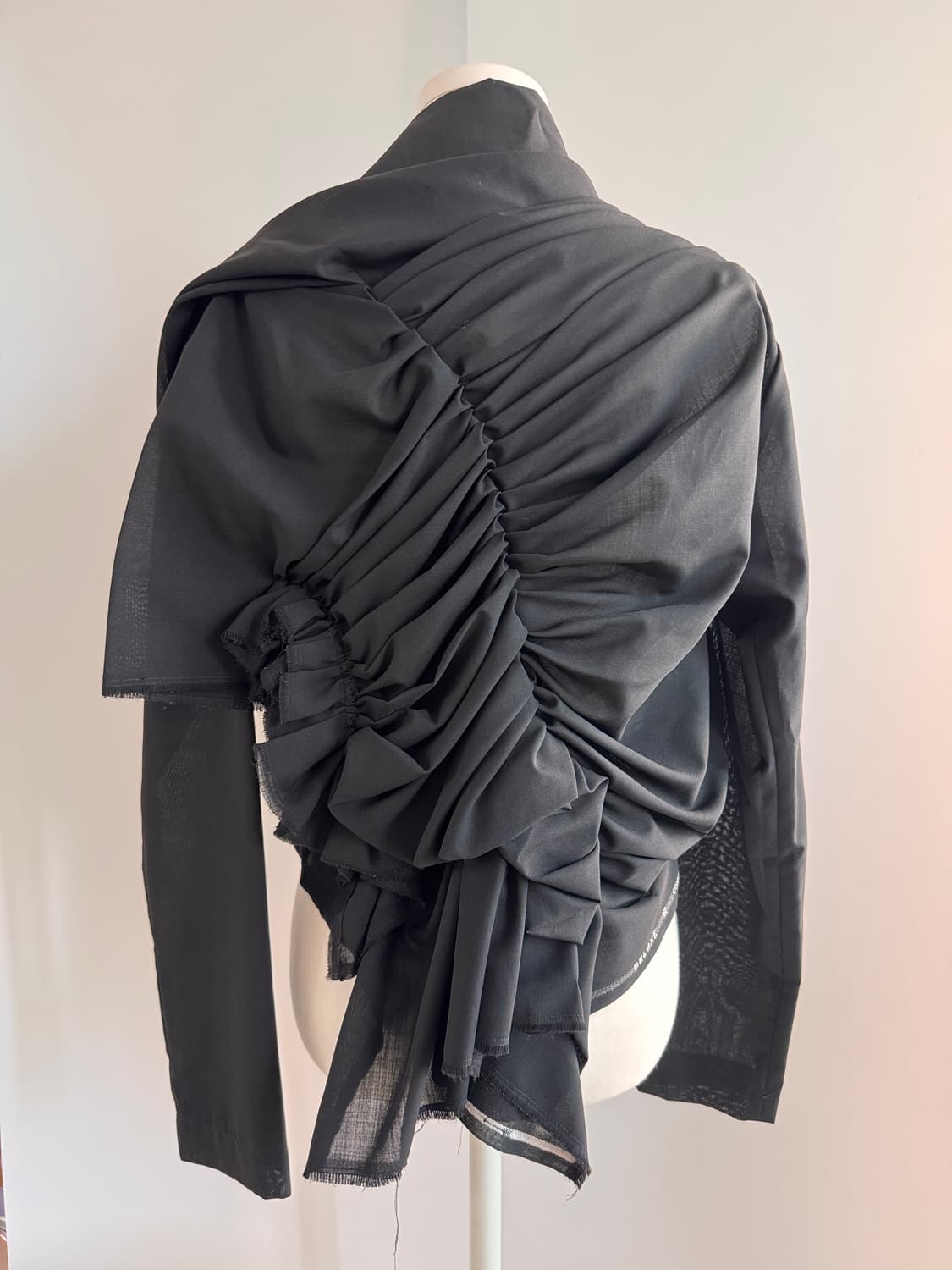 Comme des garcons 아방가르드 백셔링 블라우스 상품이미지2