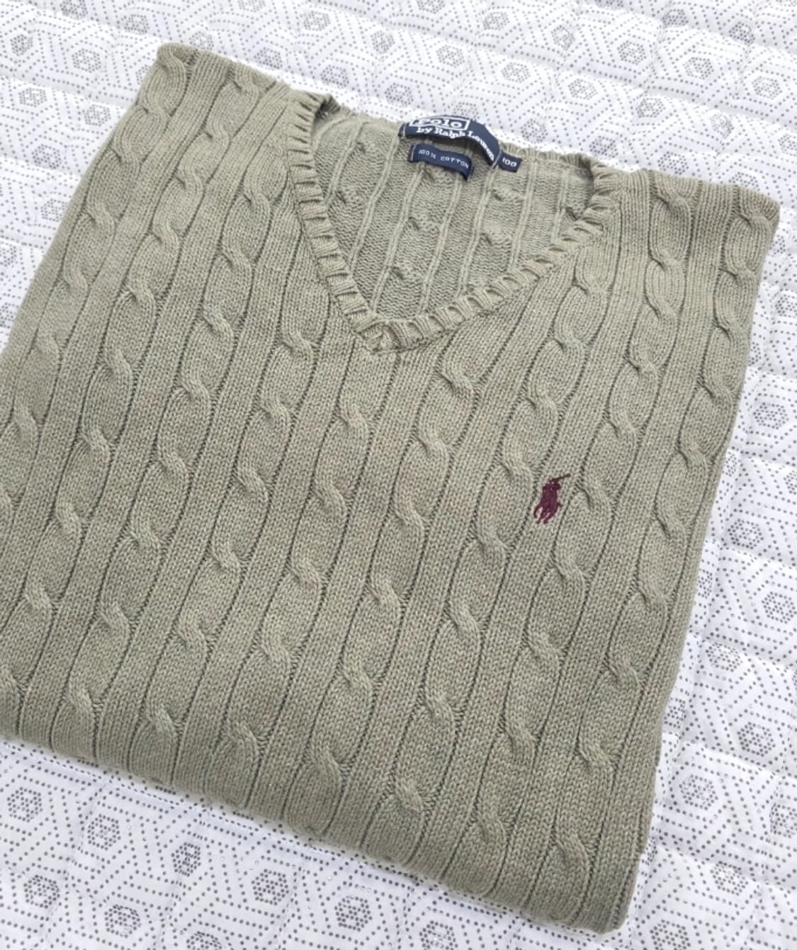 폴로 랄프로렌 케이블 니트 100 상품이미지2