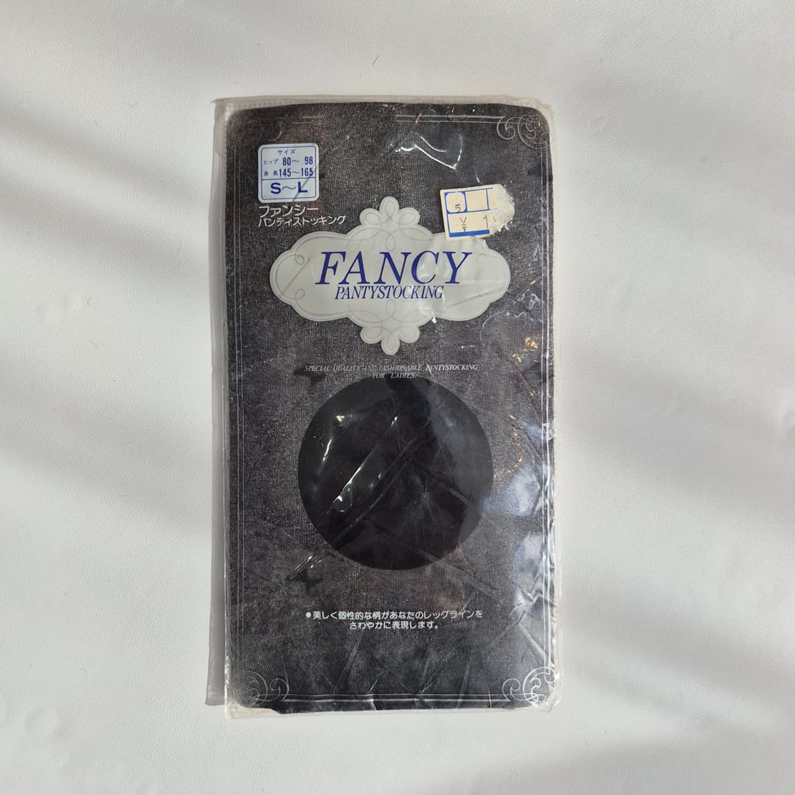 FANCY 미니 리본 패턴 블랙 팬티스타킹 상품이미지3