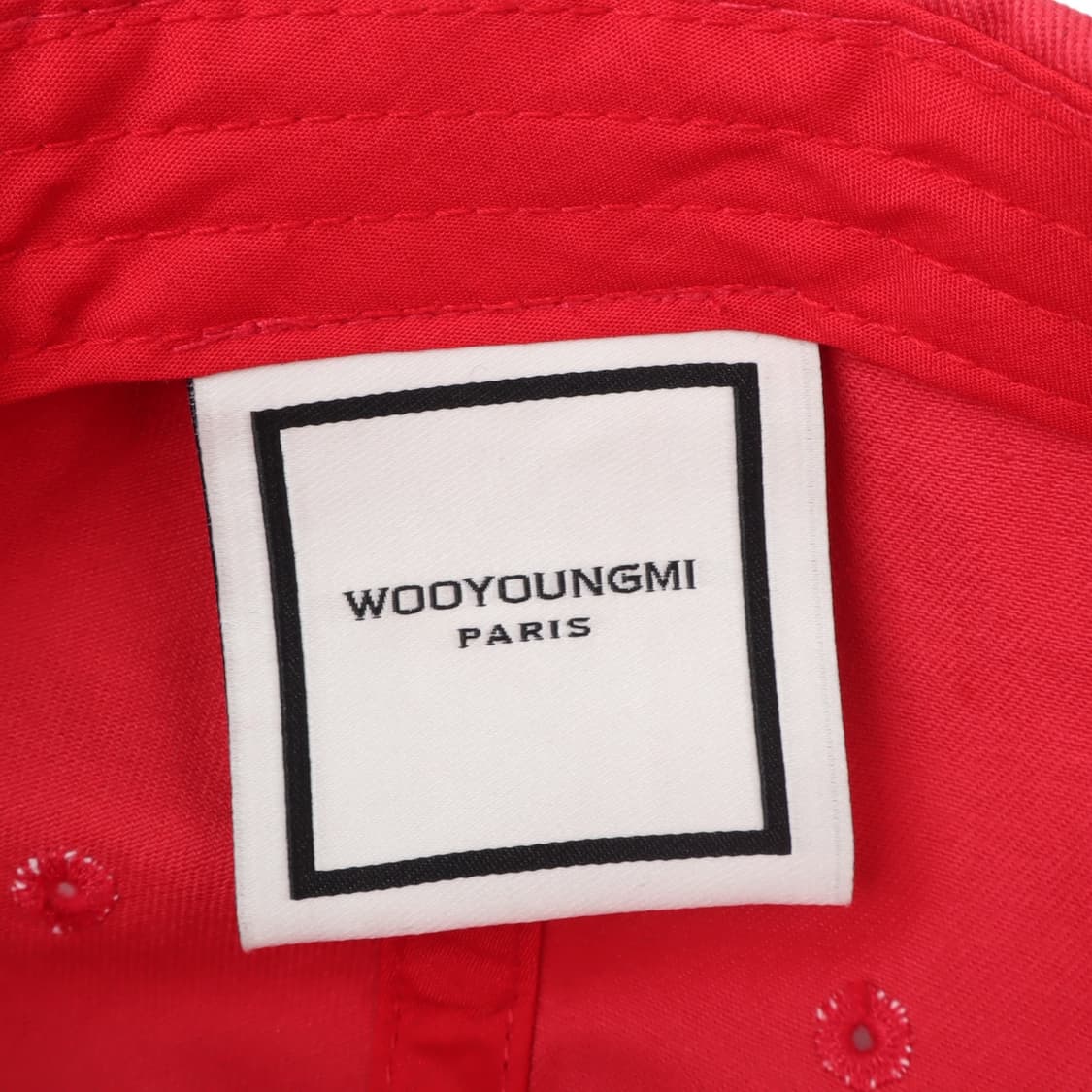 우영미 WYM 로고 코튼 볼캡 상품이미지7