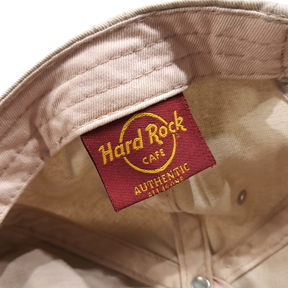 CL918 하드락카페 90s 사이판 베이지 볼캡 모자 상품이미지7