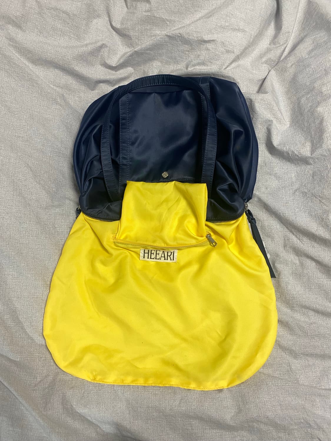 히어리 오로라 셔링 더플백 네이비 상품이미지8