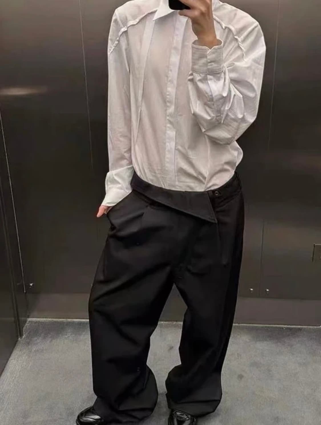 [48] 키코 코스타디노브 나빈 팬츠 블랙 상품이미지2