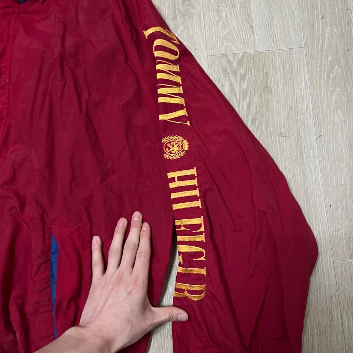 타미힐피거 올드스쿨 빅로고 바람막이 자켓 XL/105  상품이미지4