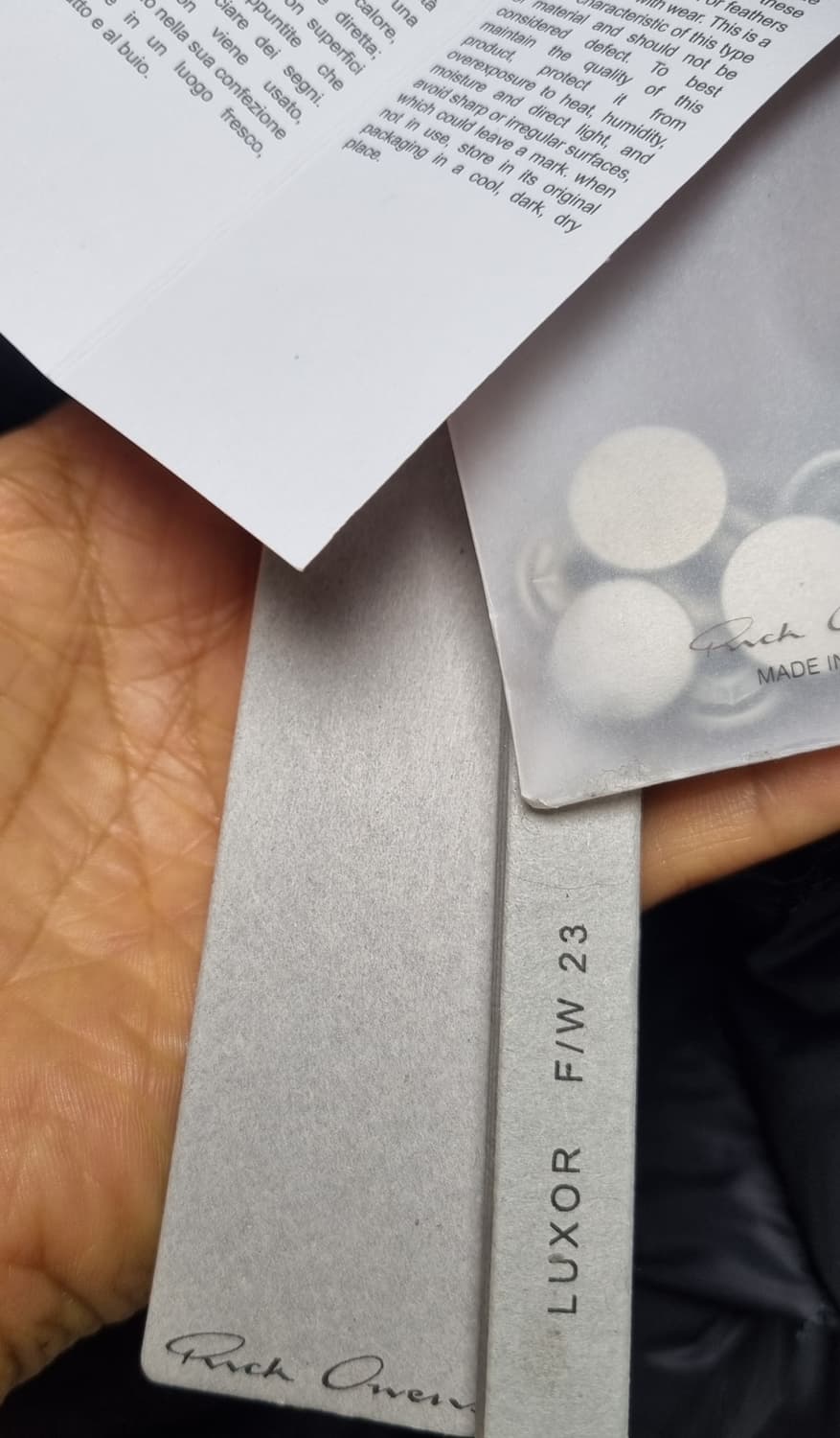 23fw 릭오웬스 퍼넬넥 구스 패딩 롱버젼 상품이미지8