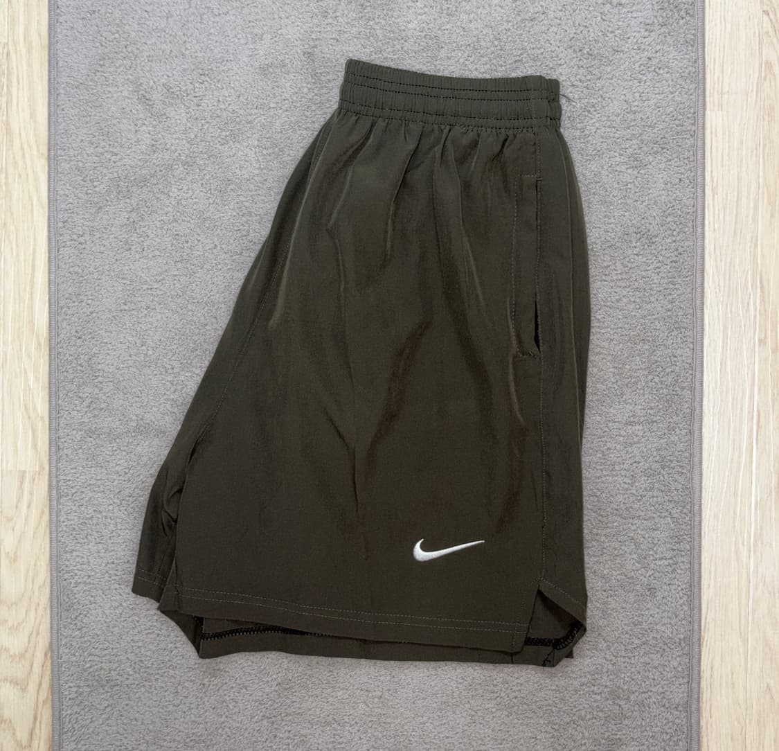 [S급] 나이키 드라이핏 런닝 반바지 올리브 L 상품이미지3