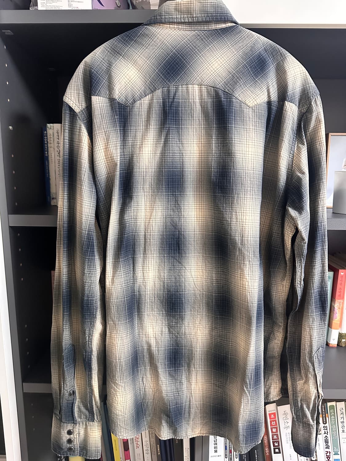 RRL 옴브레 웨스턴 셔츠 (L) 판매 상품이미지3