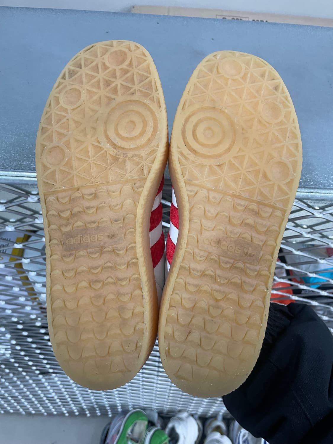 아디다스 삼바OG 화이트 솔라 레드 250 상품이미지6