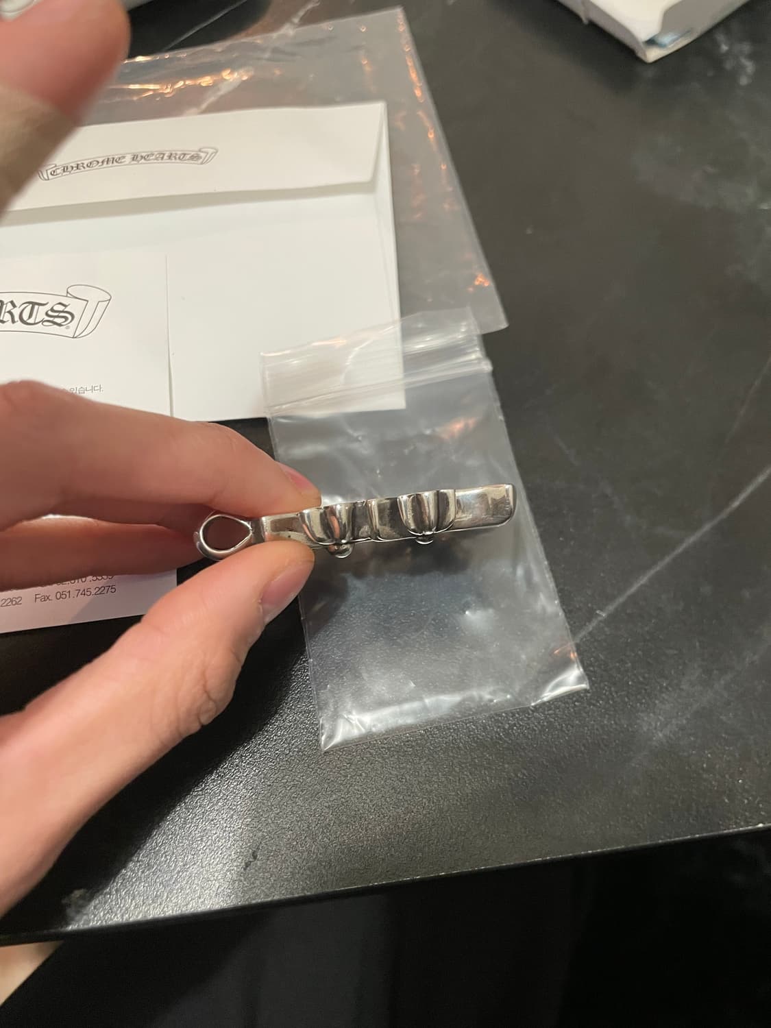 크롬하츠 3ch 크로스 팬던트 상품이미지3